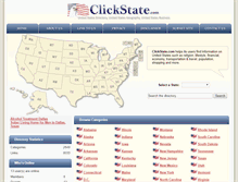 Tablet Screenshot of clickstate.com